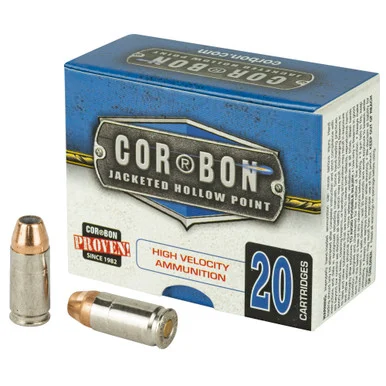Corbon Ammo COR0990, 9MM+P, 90GR JHP, 20 Rds