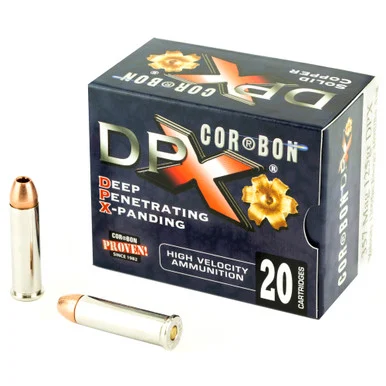 Corbon DPX 357MAG 125GR BRNS X 20, 357 MAGNUM, 1,300 FPS, 20 Rds