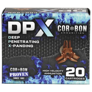 Corbon DPX, 44 MAGNUM, 225 Gr, Deep Penetrating X Bullet, 20 Rds