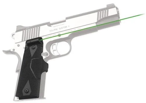Crimson Trace Lasergrips 1911, Green, Full-Size