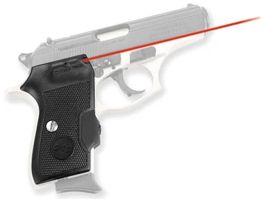 Crimson Trace LG-442 Lasergrips, Fits Bersa Thunder/Firestorm, Red Laser, Black Polymer