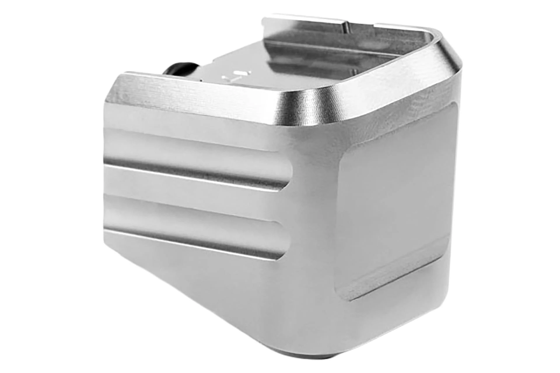 Cross Armory CRG+0MEG17SV Magazine Extension Fits Glock 17/22/31 Gen 1-5 Silver Aluminum - 178251