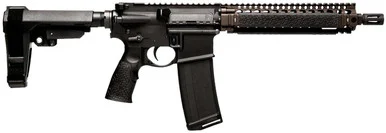 Daniel Defense DDM4 MK18, 5.56 NATO, 10.30" Barrel, No Magazine, Black Anodized