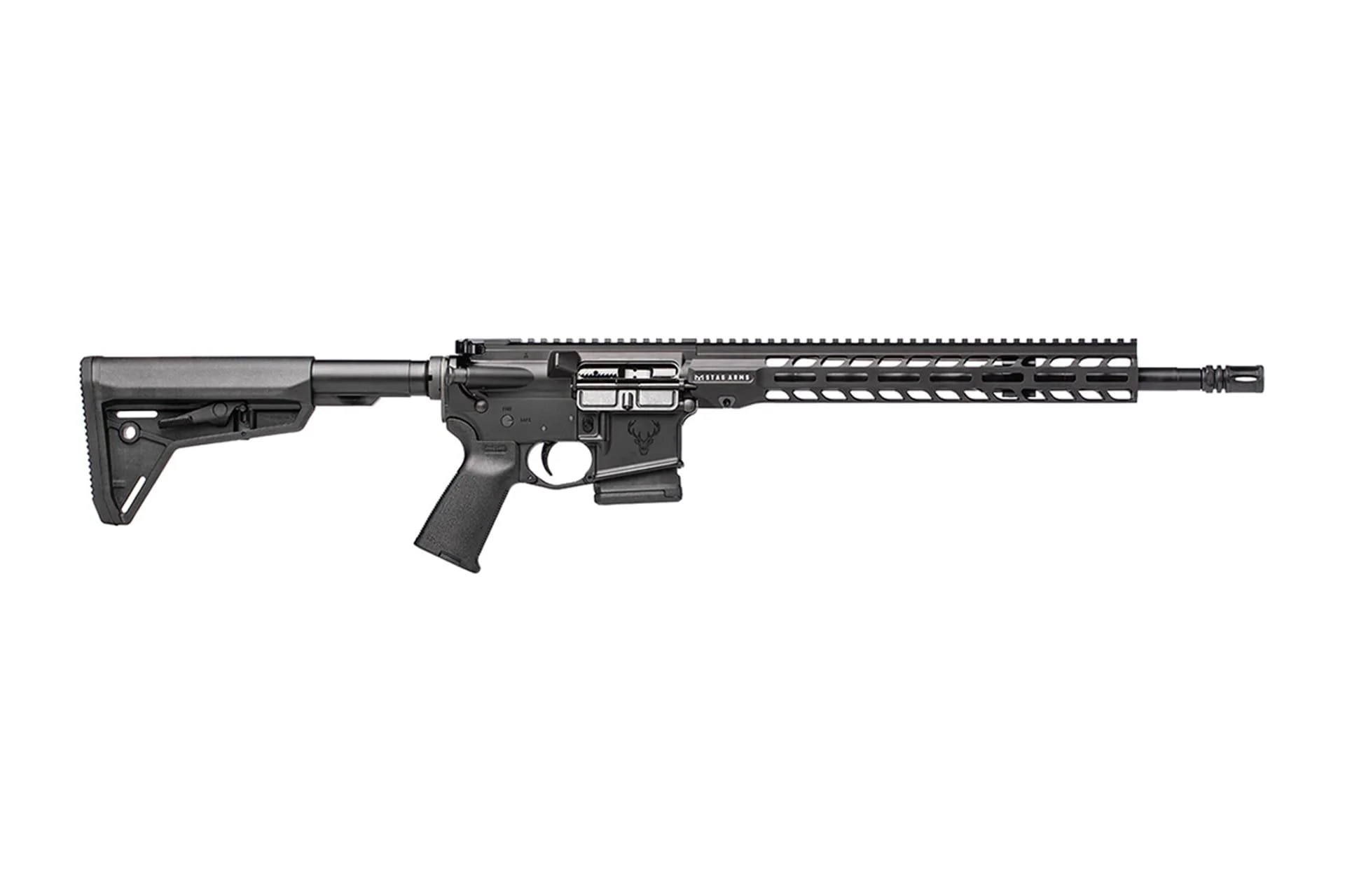 Stag Arms 15 16" 5.56 NATO 10rd Semi-Auto Right Handed Tactical Rifle - Black - STAG15000128
