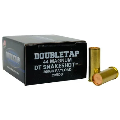 DoubleTap SnakeShot, 44 MAGNUM, 200gr Shotshell, 20 Rds