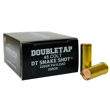 DoubleTap SnakeShot, 45 COLT, 220GR, 20 Rds, Brass