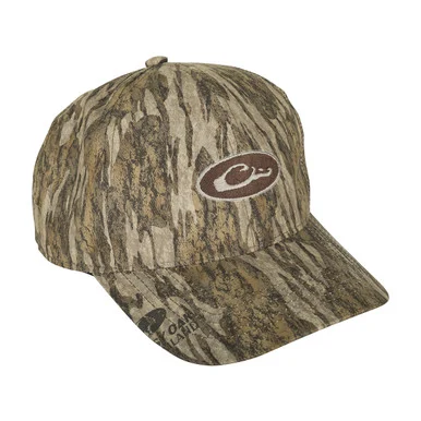 DRAKE Waterproof Camo Mossy Oak Bottomland Cap (DW1710-006)