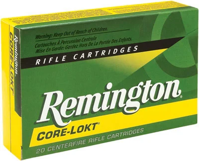 Remington Core Lokt Soft Point R7X642, 7X64 Brenneke, Core-Lokt Pointed Soft Point (SP), 175 GR, 2600 fps, 20 Rd/bx