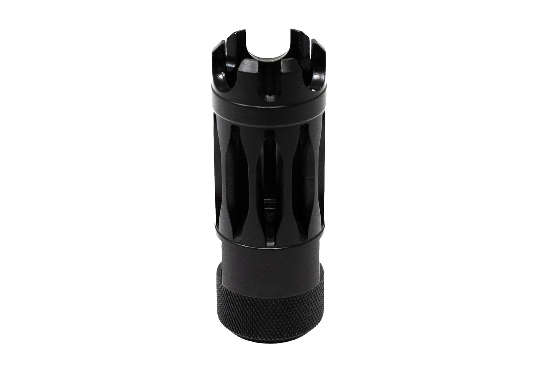 Faxon 7.62 MuzzLok Ported Flash Hider, Steel, QPQ Nitride - FFMD762PFHSQPQ