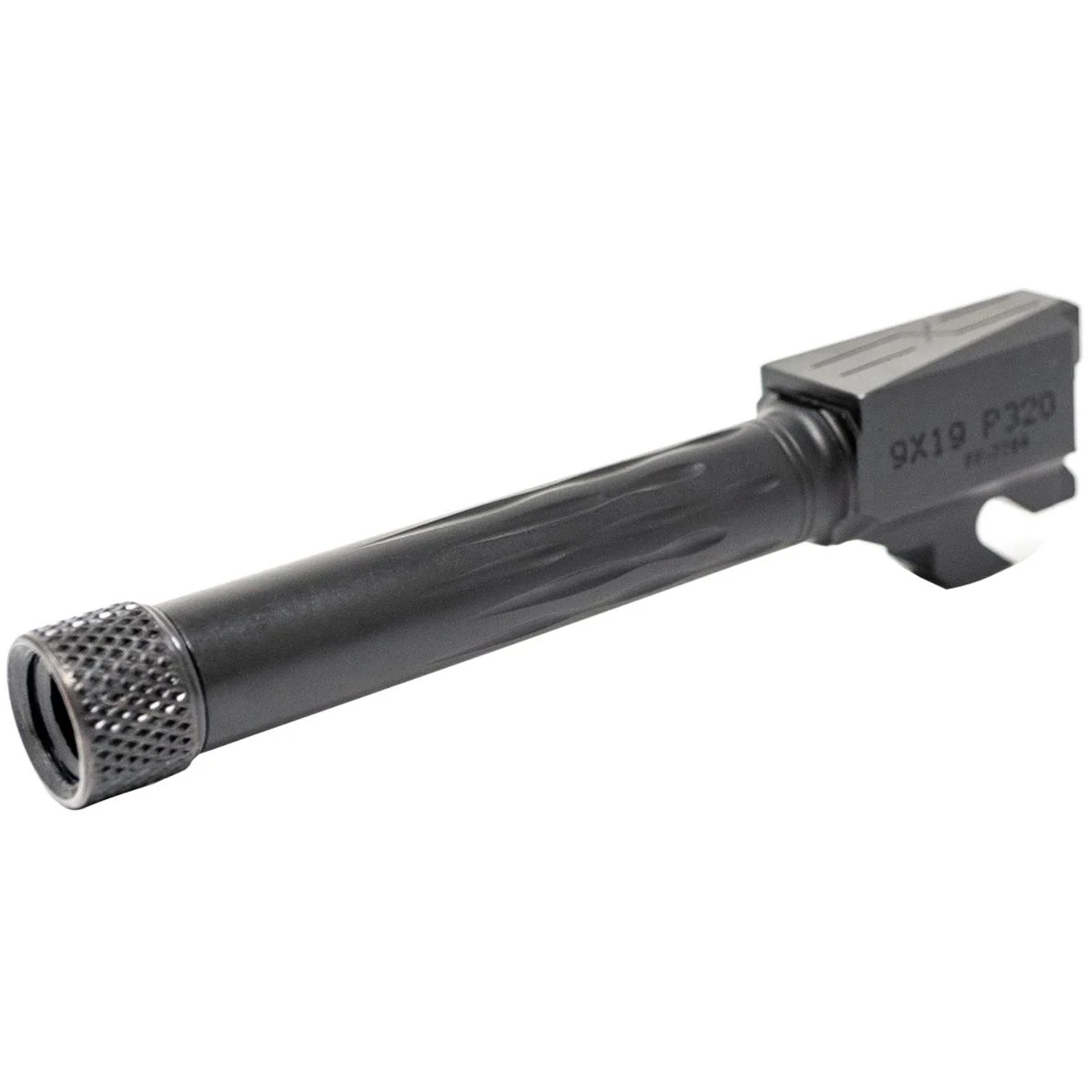 Faxon Match Series Barrel for SIG P320 Compact w/ Patented Flame Fluting 416-R Stainless QPQ Nitride Threaded 1:10 Twist - 320B910NCLOQ-T