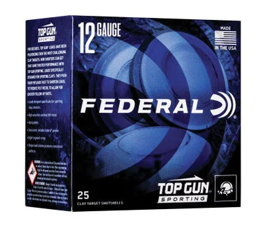 Federal 12 GA 2 3/4" 1OZ 1300 FPS 8 Top Gun
