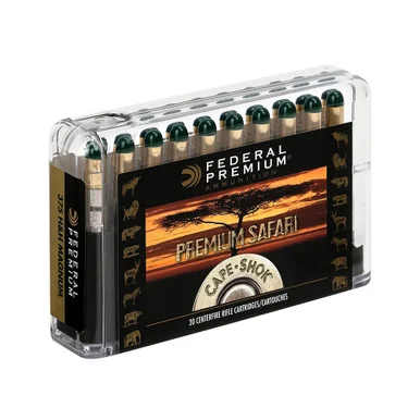 FEDERAL Cape-Shok 416 Rigby 400 Grain Trophy Bonded Bear Claw Ammo, 20 Round Box (P416T1)