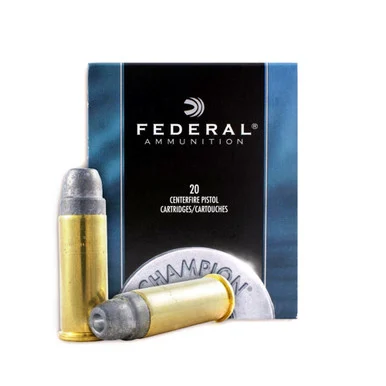 FEDERAL Champion 44 Mag 200 Grain Semi-Wadcutter HP Ammo, 20 Round Box (C44SA)