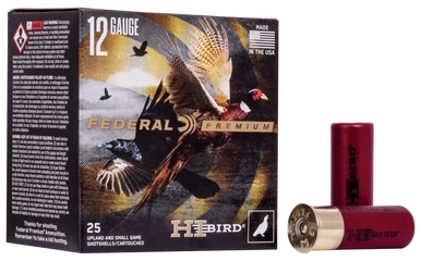 Federal HVF12H75 Premium Hi-Bird, 12 Gauge, 2.75" Length, 25 Rds, Lead