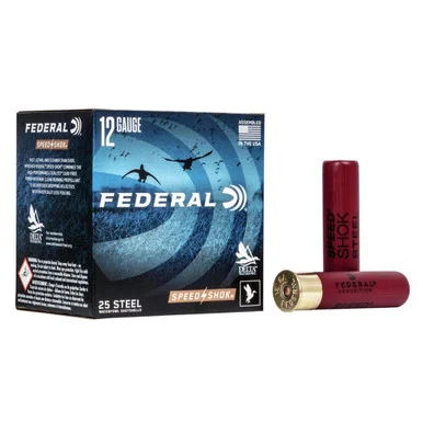 Federal Speed-Shok, 12GA, 3-1/2" Barrel, 25 Rds, Steel