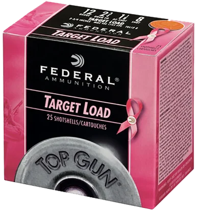Federal TGL12P8 Top Gun Special Edition Pink, 12 Gauge, 2.75" Shell, 1 1/8 oz, 8 Shot