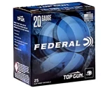 Federal Top Gun 20 Gauge Ammo 2 3/4" 7/8oz #7.5 Shot Target Load 250 Rounds