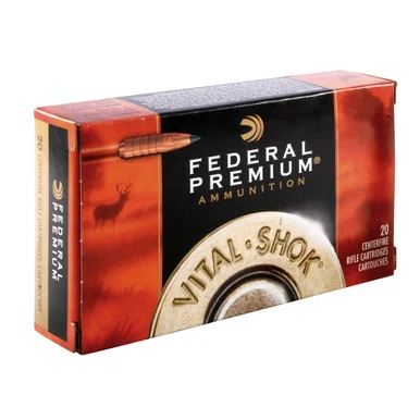 FEDERAL Vital-Shok 300 Win. 180 Grain Nosler Partition Ammo, 20 Round Box (P300WD2)