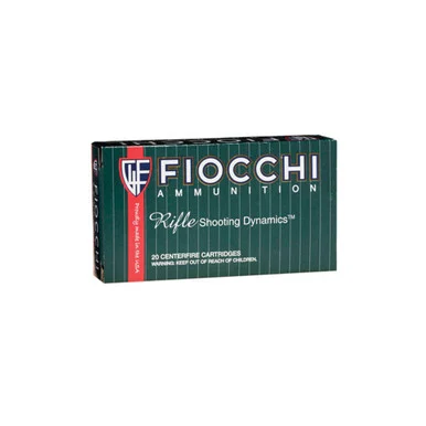 FIOCCHI 308 Win. 165 Grain Interlock BTSP Ammo, 20 Round Box (308D)
