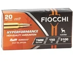 Fiocchi Hyperformance 7 mm Remington Magnum Ammo 150 Grain Boat Tail Spitzer – 7RMSCA