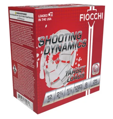 Fiocchi Shooting Dynamics, 12GA, 2.75" Shell, 250 Rds