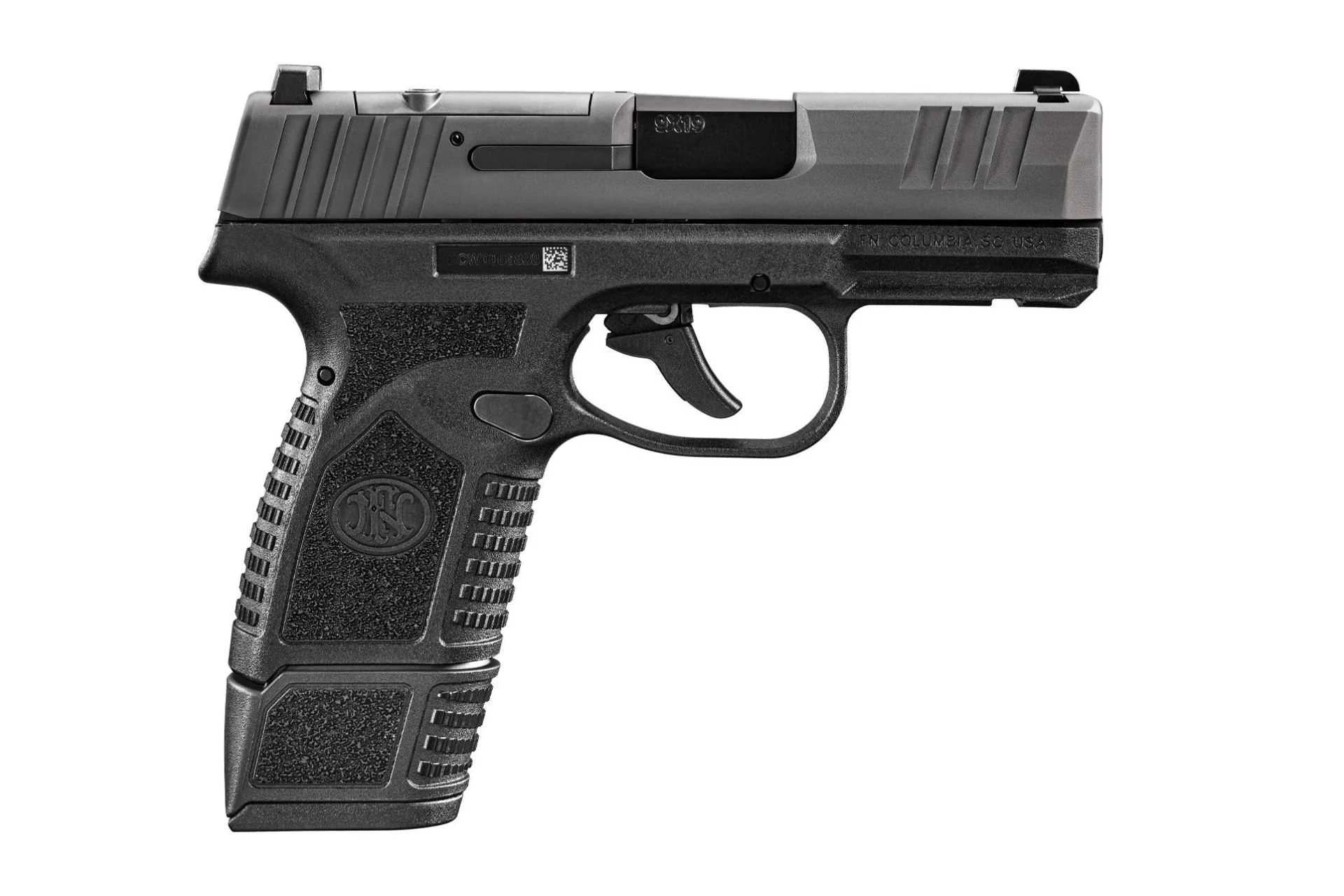 FN America Reflex MRD 3.3" 9mm 15Rd SubCompact Semi-Auto Pistol - Black - 66-101410
