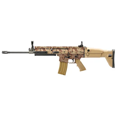 FN SCAR 16S NRCH, 5.56 NATO, 16.25" Barrel, 30 Rds, Chocolate Chip Desert Camo