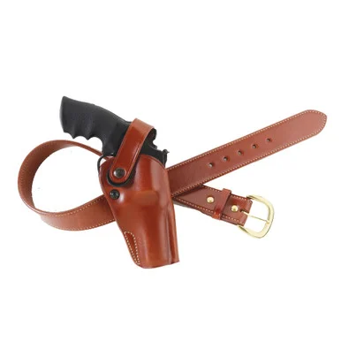 GALCO Dual Action Outdoorsman Taurus Judge 3in with 3in Cylinder Right Hand Leather Belt Holster (DAO304)
