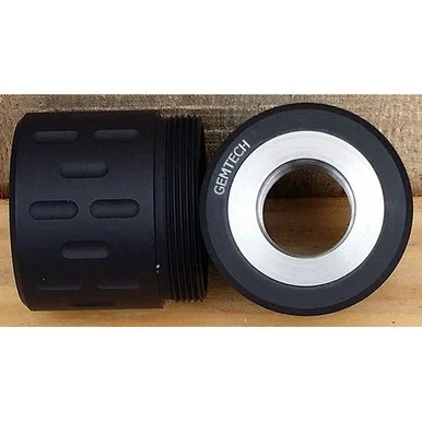 Gemtech GM-45 Blackslide, Direct Thread, Black