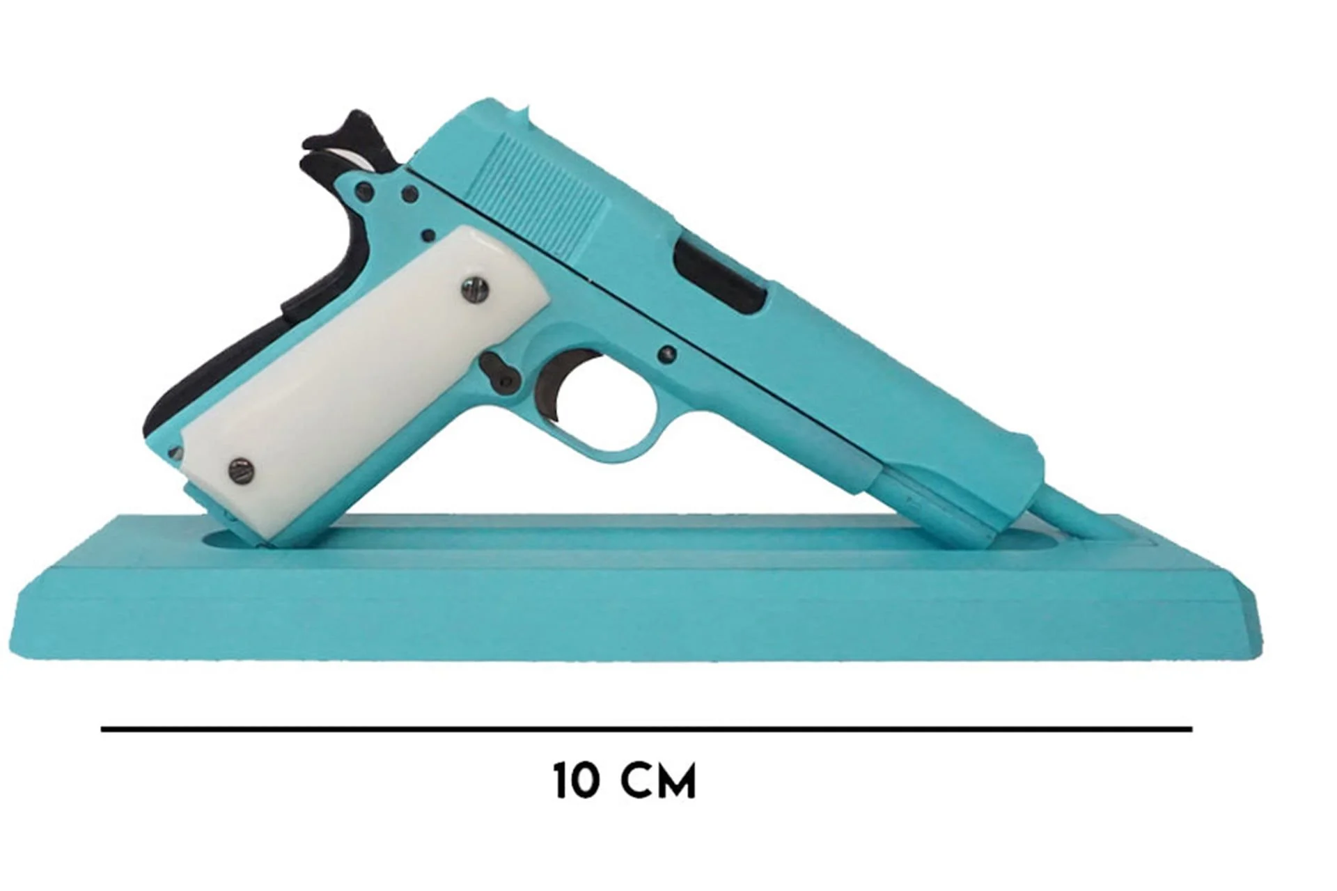 GOATGUNS MINIATURE 1911 LIGHT BLUE MODEL - 1911-BLUE