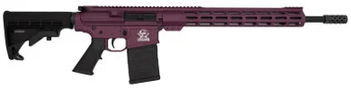 Great Lakes Firearms AR-10, .308 WIN, 18.00" Barrel, 10 Rds, Black Cherry Cerakote