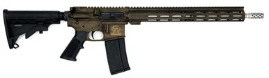 Great Lakes Firearms AR-15 223WYL, .223 REM/5.56 NATO, 16.00" Barrel, 30 Rds, Battleworn Bronze
