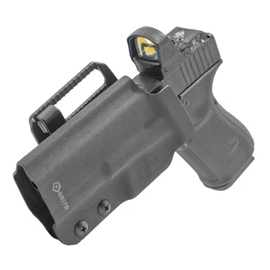 GRITR OWB Kydex Left Hand Gun Holster Compatible with Glock 19