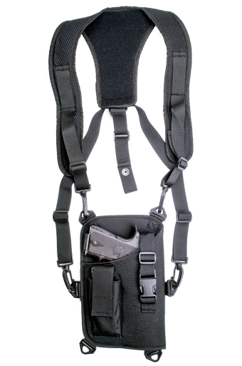 GrovTec US Inc Trail Pack, Shoulder Holster, Black, 1000D Nylon