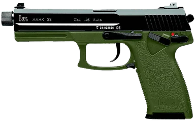 Heckler & Koch Mark 23, 45 ACP, 5.87" Barrel, 12 Rds, Black Cerakote