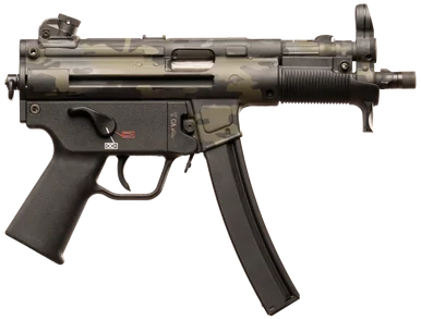 Heckler & Koch SP5K PDW, 9MM, 5.83" Barrel, 30+1 Rds, MultiCam