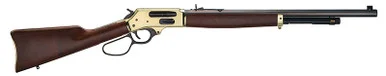 Henry Repeating Arms Brass Lever Action 45-70 Side Gate, .45-70 GOVT, 22" Barrel, 4 Rds, Blued/Walnut