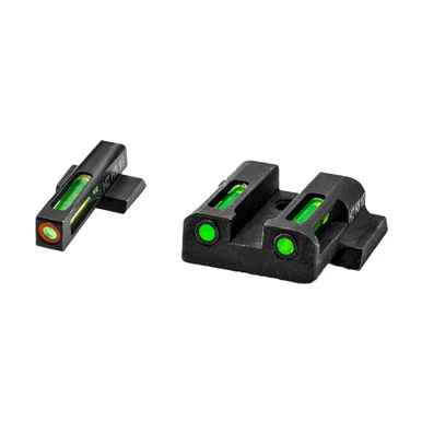 Hi-Viz LiteWave H3, Green Tritium Night Sights, Fiber Optic