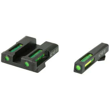 Hi-Viz LiteWave H3 Night Sight, Green Front/Rear, Fits Glock 17/19