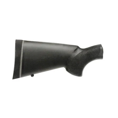 Hogue Overmolded 12 in w/ Piller Bed Mossberg 500 Black LOP Stock (05030)