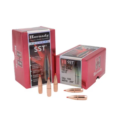 HORNADY .30 Cal 180Gr SST Rifle Bullets (30702)