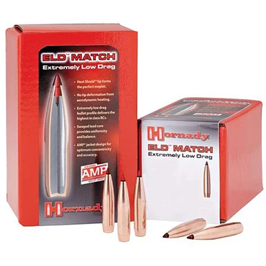 Hornady 30713 ELD Match, 30 Cal .308, 178 gr, Extremely Low Drag Match, 100 Per Box