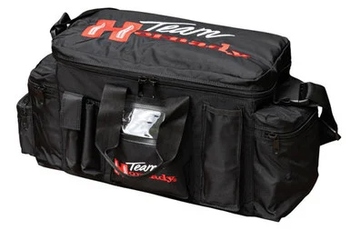 Hornady Team Hornady Range Bag, Large Compartment, Black with Red Logo, Nylon