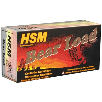HSM Bear Load .357 Mag 180Gr RNFP 50rd Box Rifle Ammo (HSM35718N)