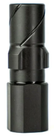 Huxwrx 3-Lug Muzzle Device, .45 Caliber, 5/8x24, Black, Matte Finish