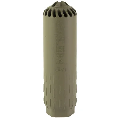 HUXWRX Flow 556K 5.5in 556NATO C-Series Cerakote Finish Flat Dark Earth 17-4PH Stainless Steel Suppressor w/ 1/2X28 Flash Hider (2450)