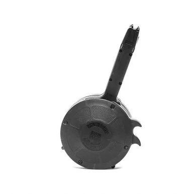KCI Glock Gen 2 Drum Magazine, 50 Rds, Black Polymer