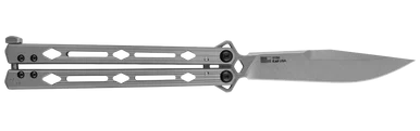 Kershaw Lucha 5150, Butterfly Knife, 10.25" Overall Length, Stonewashed Finish