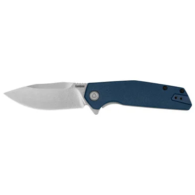 Kershaw Lucid, Folding Knife, Stonewashed Finish, Blue