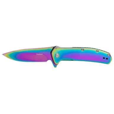 Kershaw Outcome, Rainbow PVD Finish